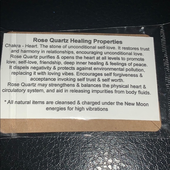 NEW Rose Quartz healing Crystal wire wrap earrings - Picture 5 of 6